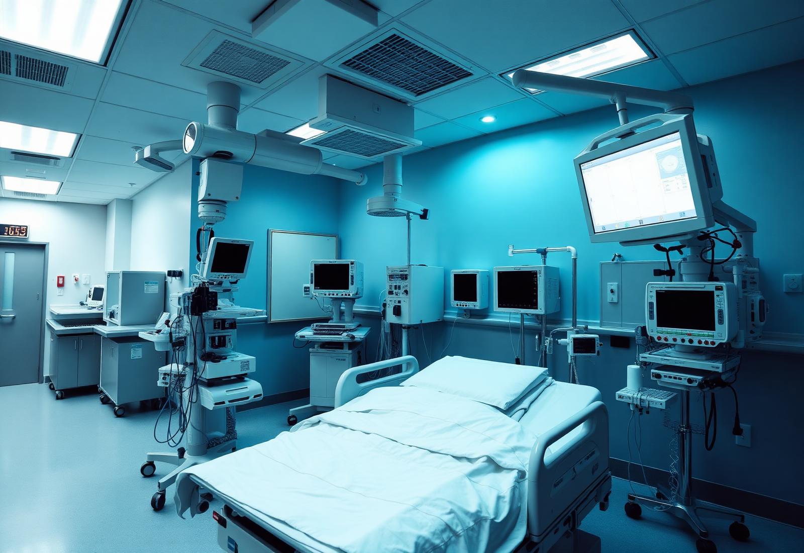 Intensive care bay with advanced monitoring